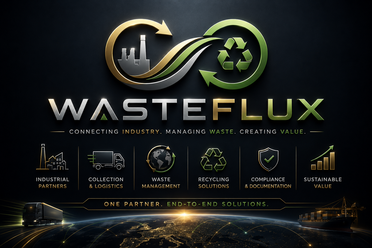 WasteFlux — Connecting Industry. Managing Waste. Creating Value.